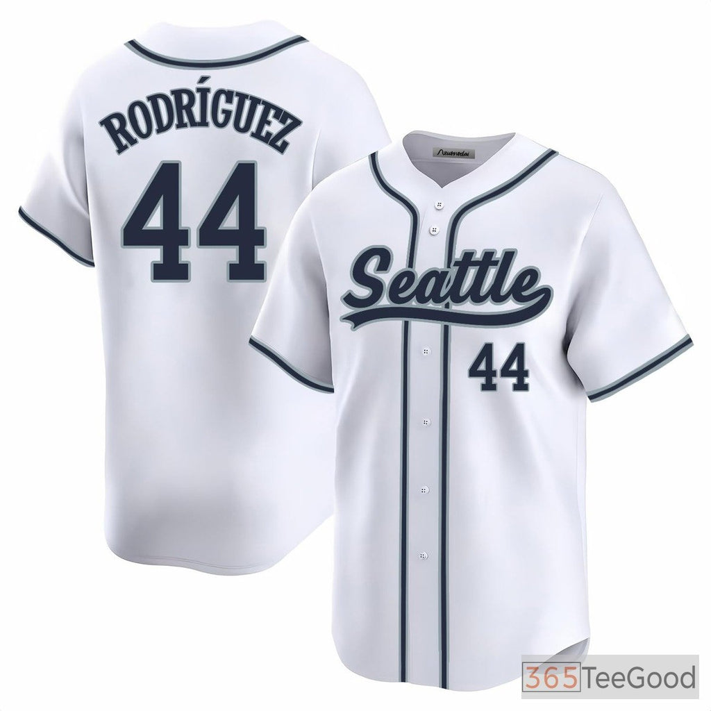 White Baseball Jersey Tee – Design with Your Chosen Name, Number, and Logo