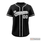 White, Black & Gold Baseball Jersey Tee for Men & Women - A bold classic for daily comfort