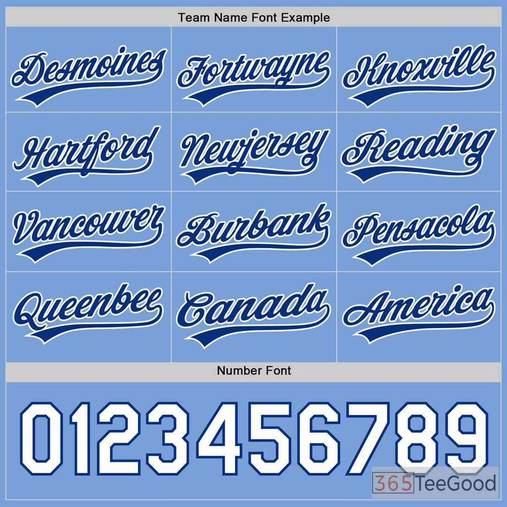 White Blue Baseball Jersey Tee for Men & Women - Built for Your Team Identity