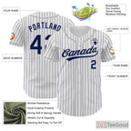 White, Blue & Grey Baseball Jersey Tee for Men & Women - Your Canvas for Custom Style