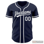 White, Blue & Navy Baseball Jersey for Men & Women - Personalize Your Look