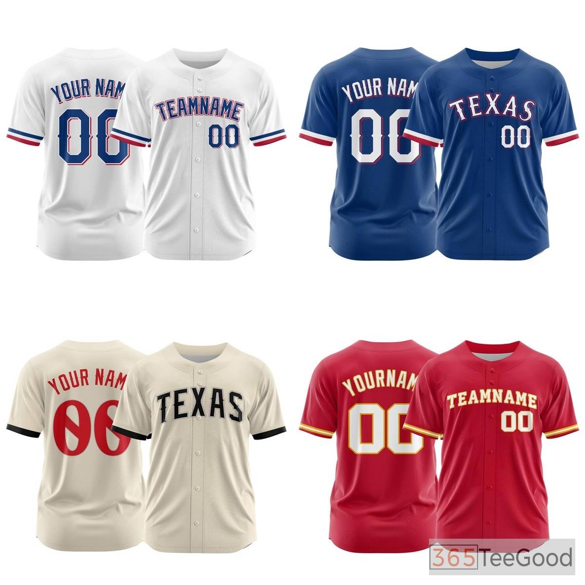 White Custom Baseball Jersey Tee Personalized Stitched Name Number for Men Women