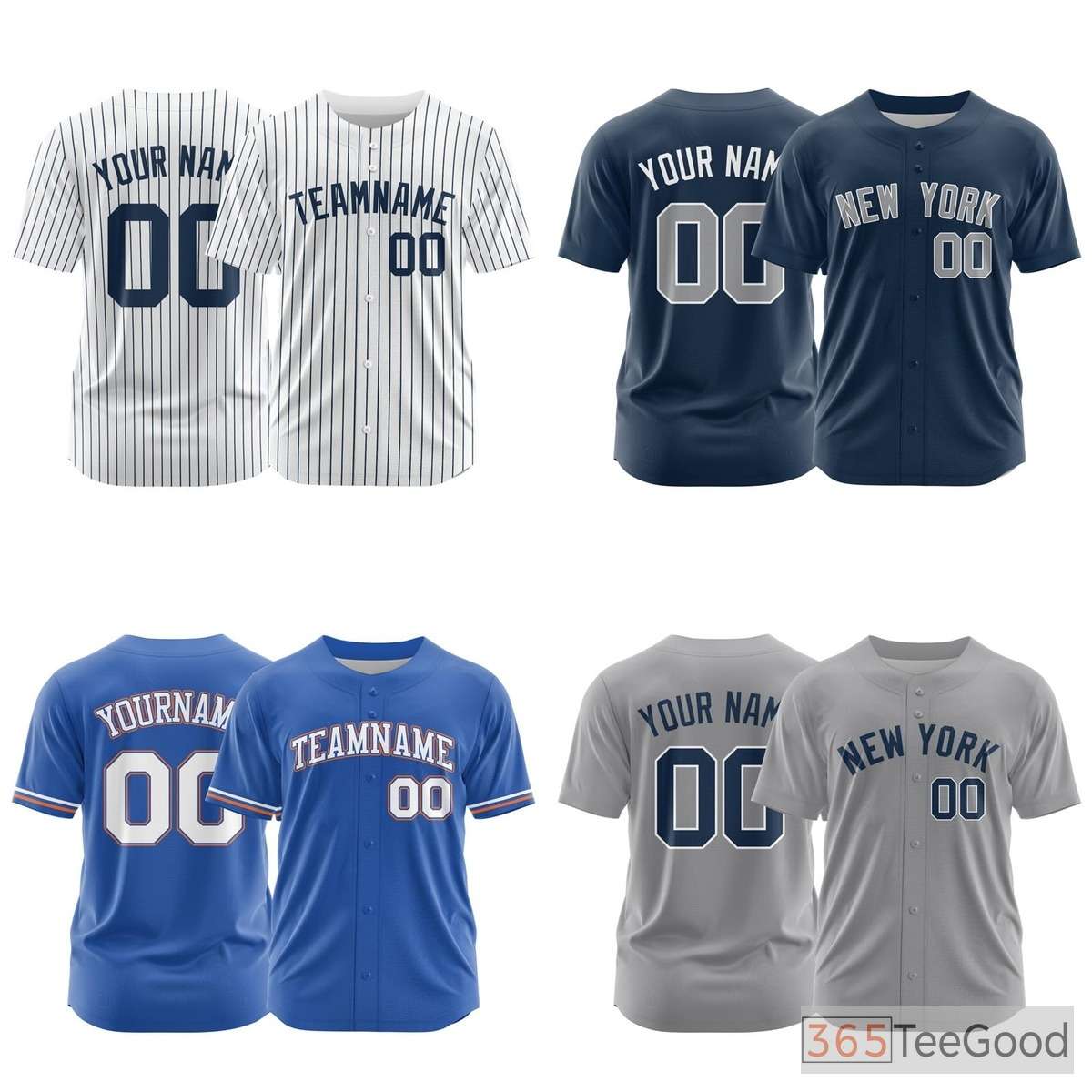 White Custom Baseball Jersey Tee - Personalized Stitched Name & Number for Men & Women