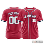 White Custom Baseball Jersey Tee Personalized with Team Name & Number, Printed or Stitched for Men Women