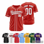 White Red Baseball Jersey for Men & Women - Design Your Own Custom Look