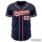 White, Red, Blue & Navy Baseball Jersey Tee for Men & Women - Ready for Your Custom Look