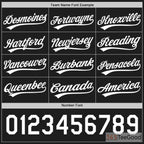 White & Black Baseball Jersey Tee for Men & Women - Design Your Own Unique Team Style