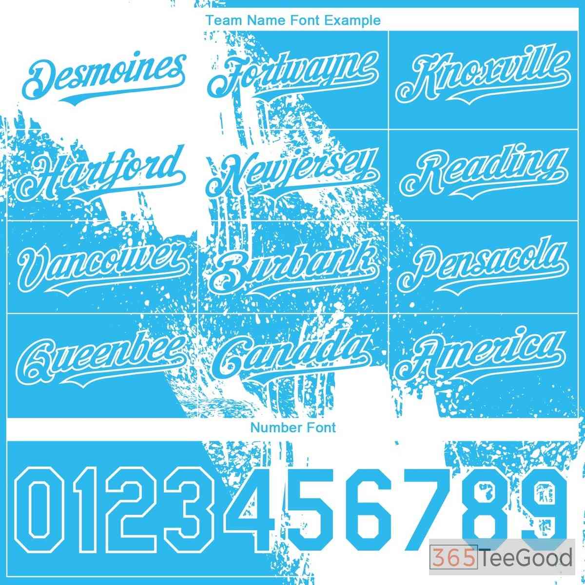 White & Blue Baseball Jersey Tee - Personalized Stitched Name & Number for Teams