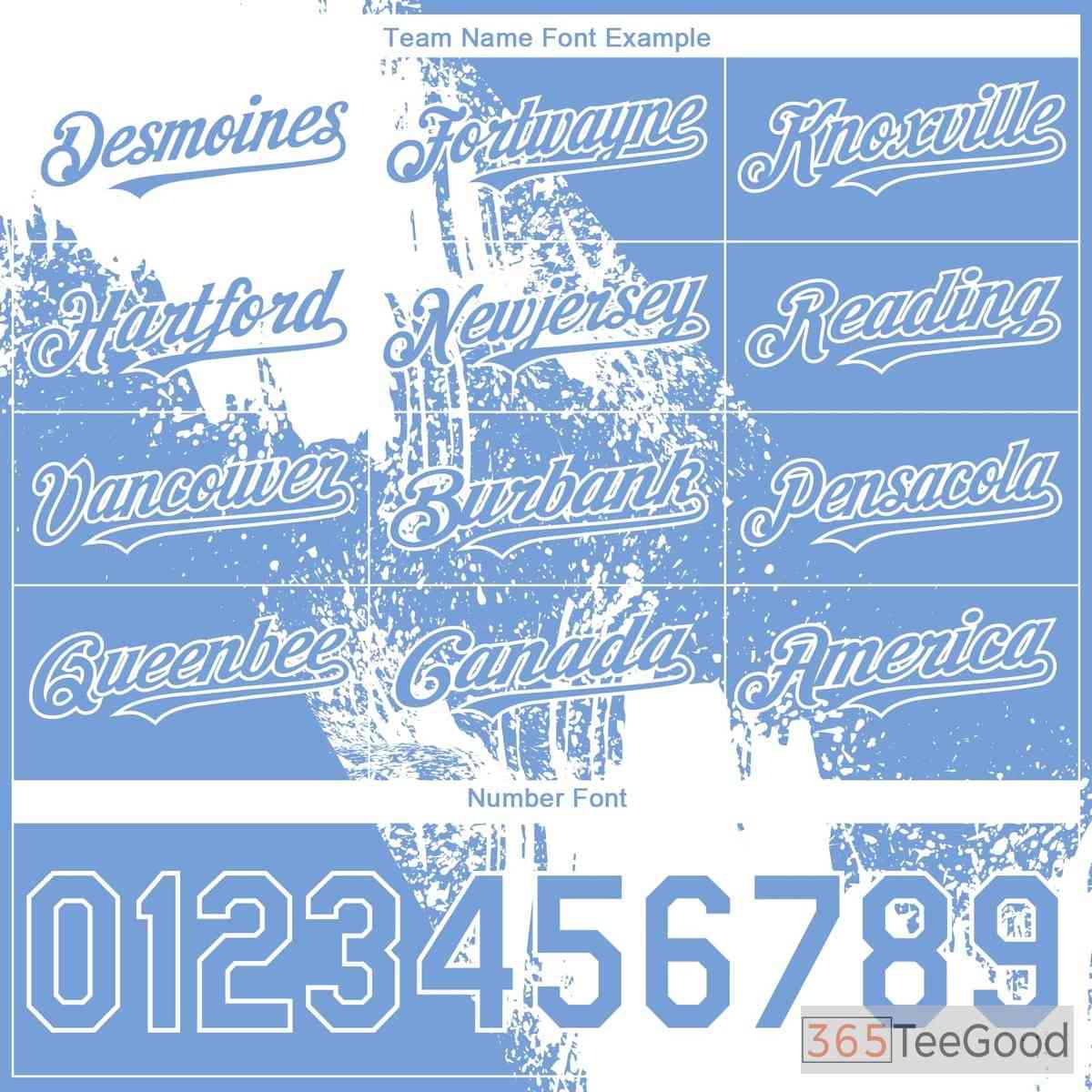White & Blue Baseball Jersey Tee - Design Your Custom Stitched Name & Number