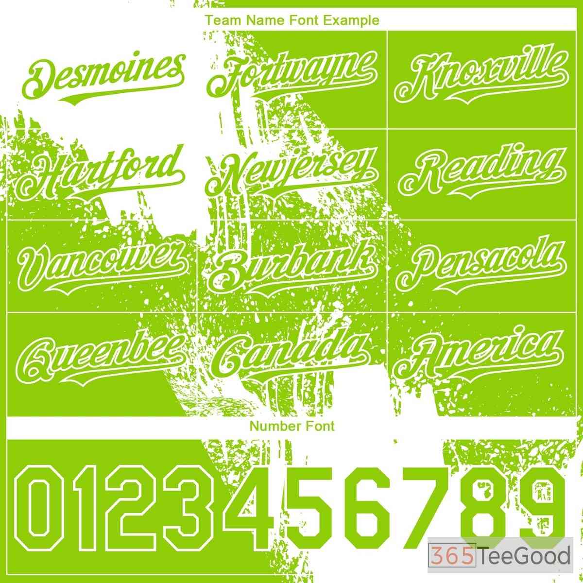 White & Green Baseball Jersey Tee - Custom Stitched Name & Number Option