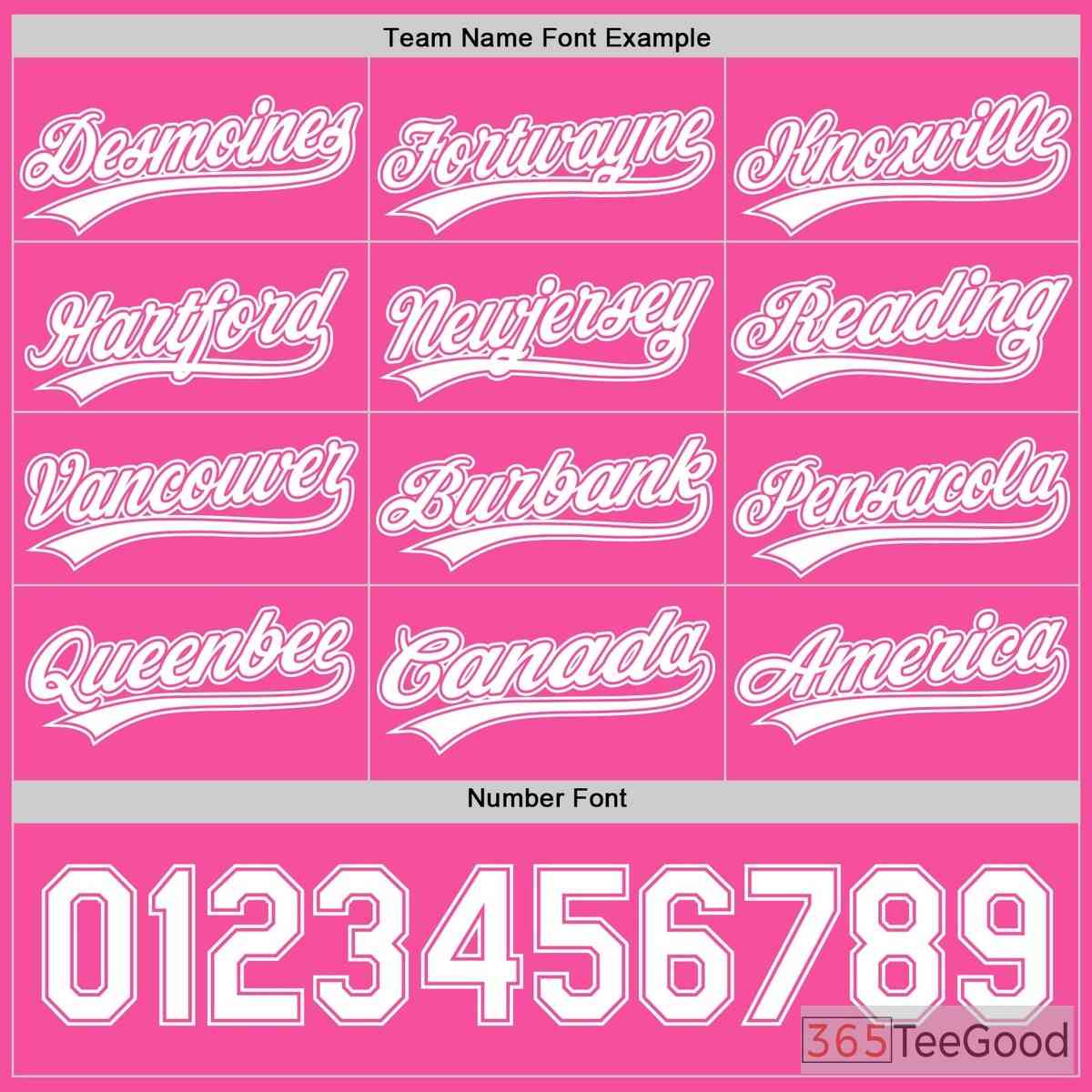 White & Pink Baseball Jersey Tee for Men & Women - Personalize Your Design