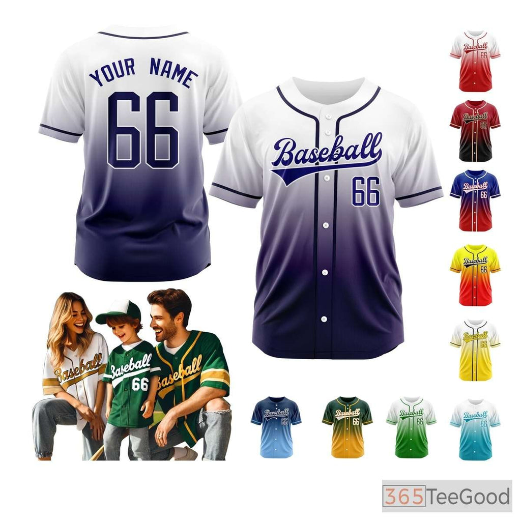 White & Purple Custom Baseball Jersey for Men & Women - Create Your Unique Stitched Look