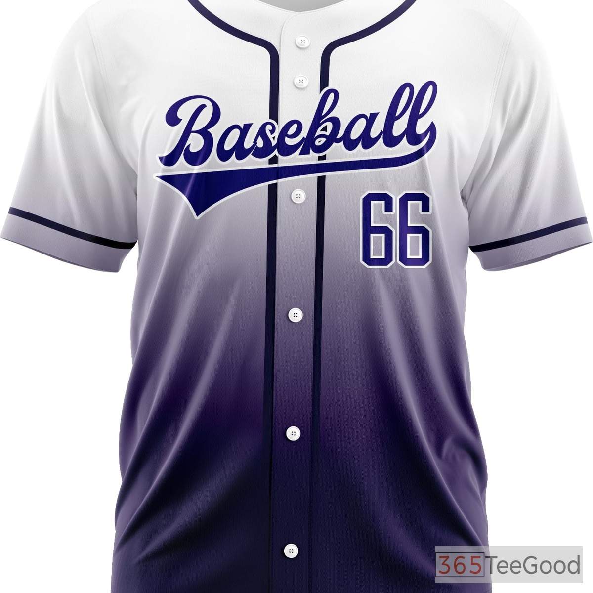 White & Purple Custom Baseball Jersey for Men & Women - Create Your Unique Stitched Look