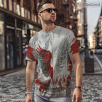 Angel Wings Fantasy Graphic Art 3D Pattern Printed Casual Unisex Tee Shirt Tops