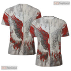 Angel Wings Fantasy Graphic Art 3D Pattern Printed Casual Unisex Tee Shirt Tops