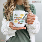 Work Daughter Office Bestie Mug - Funny Coworker Appreciation Gift Ceramic Accent Mug