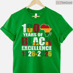 100 Years of Black Excellence Centennial T-Shirt Black History Month Legacy Shirt