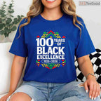 100 Years of Black Excellence Centennial T-Shirt Celebrating Black History Month Shirt