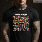 ABCs of Black History Month T-Shirt Live It Learn It Pride Teacher Classroom Shirt