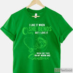 Adult Humor Bends Over Fishing Shirt - Sarcastic Rod Action Joke Tee for Men