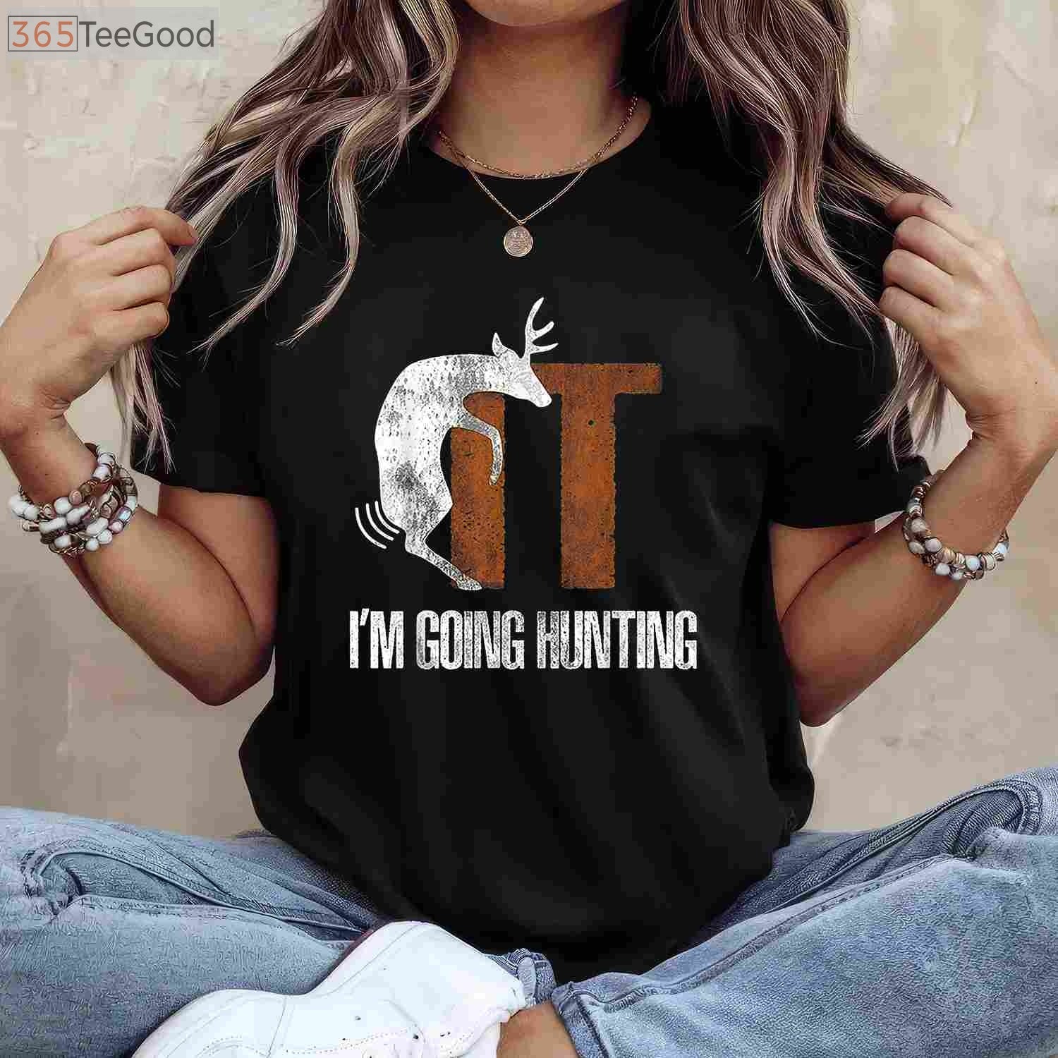Adult Humor Deer Hunting Shirt, F-It I Am Going Hunting Offensive Joke Tee