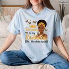 African Girl February Birthday Shirt – Black Girl Magic Month T-Shirt