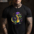Alligator Crocodile Mardi Gras Costume T-Shirt for Men Women