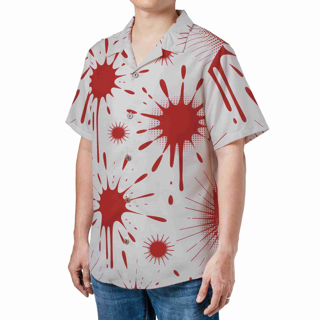 Aloha Red Rose Hawaiian Tee Tropical Vacation Outfit for Adults
