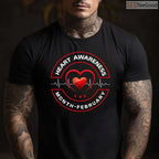 American Heart Month February Shirt – Heart Health Awareness Gift