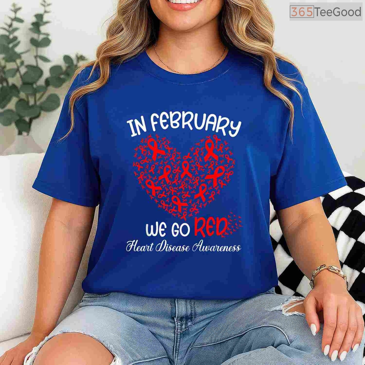 American Heart Month February Shirt – Go Red Awareness Campaign