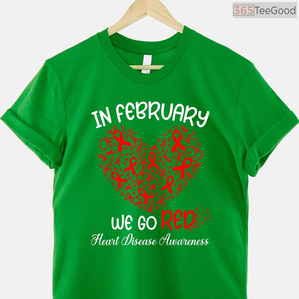 American Heart Month February Shirt – Go Red Awareness Campaign