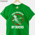 Artistic Mallard Duck Hunting Shirt, Unique Waterfowl Hunter Graphic Tee