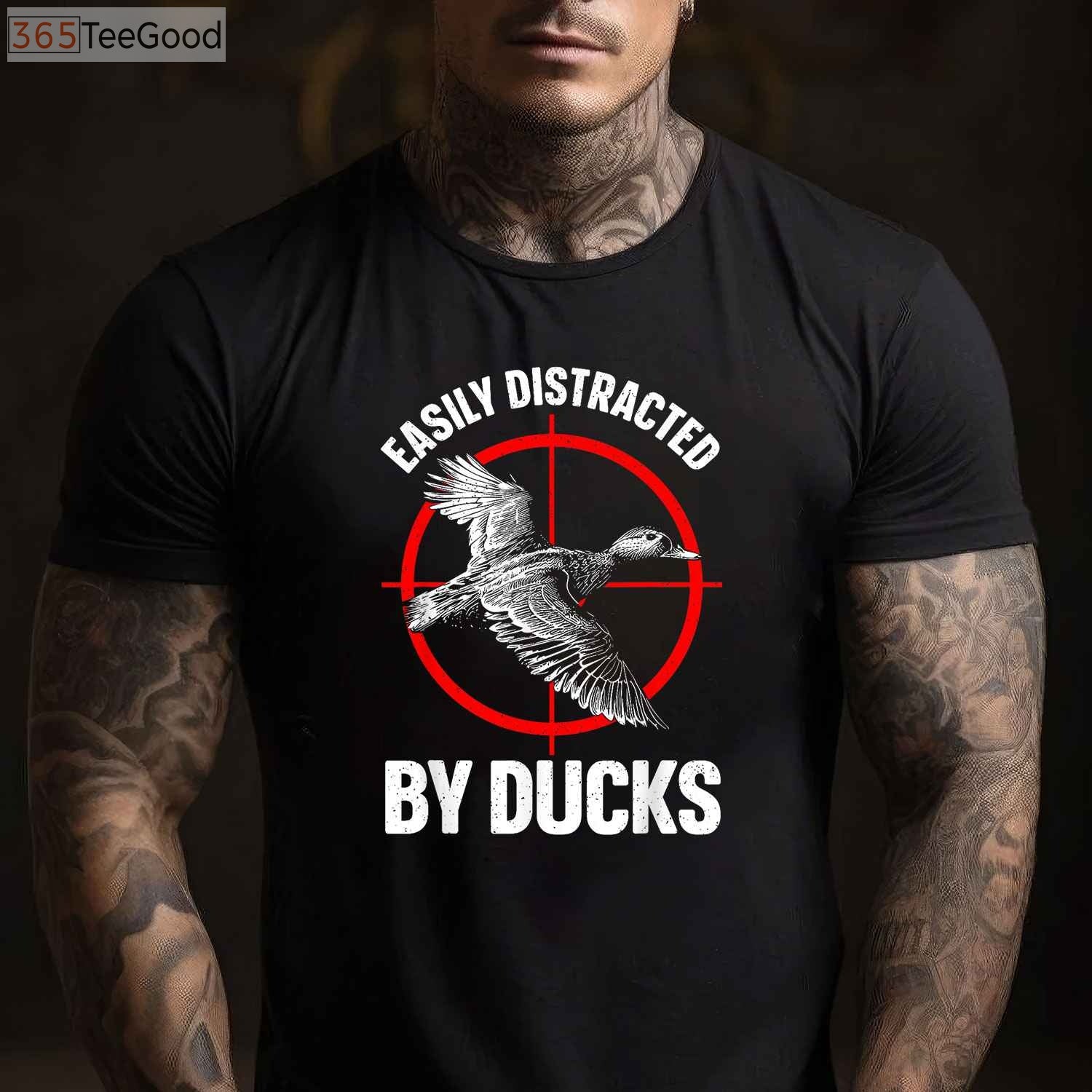 Artistic Mallard Duck Hunting Shirt, Unique Waterfowl Hunter Graphic Tee