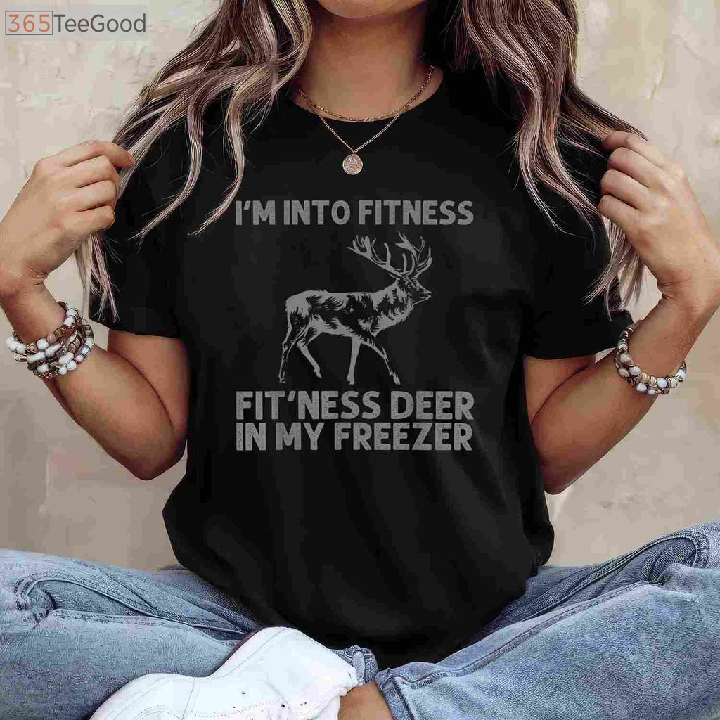 Artistic Wildlife Deer Hunting Shirt, Nature Lover Buck Graphic for Men Women