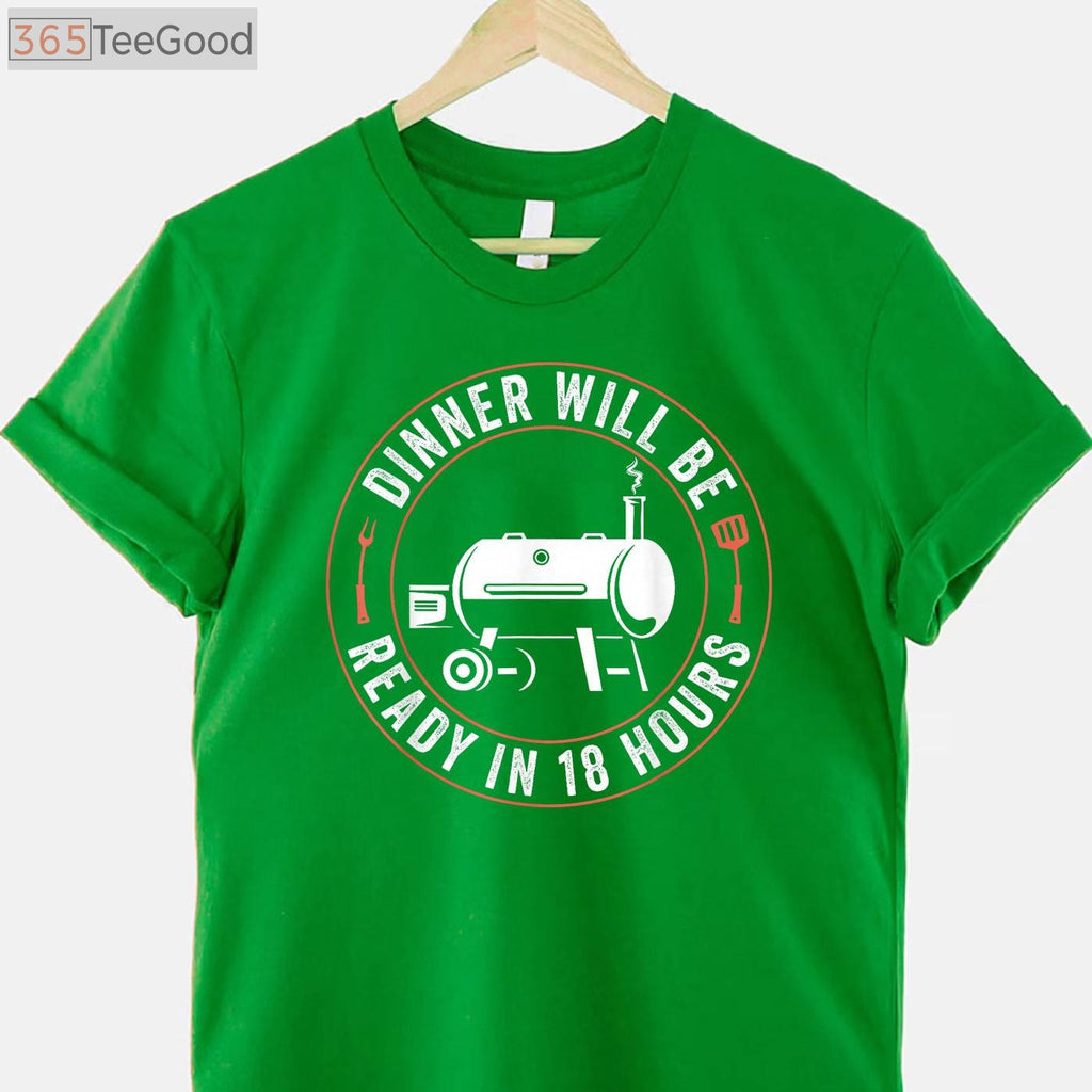 BBQ Dad Smoking Meat T-Shirt - Funny Barbecue Smoker Apparel for Men