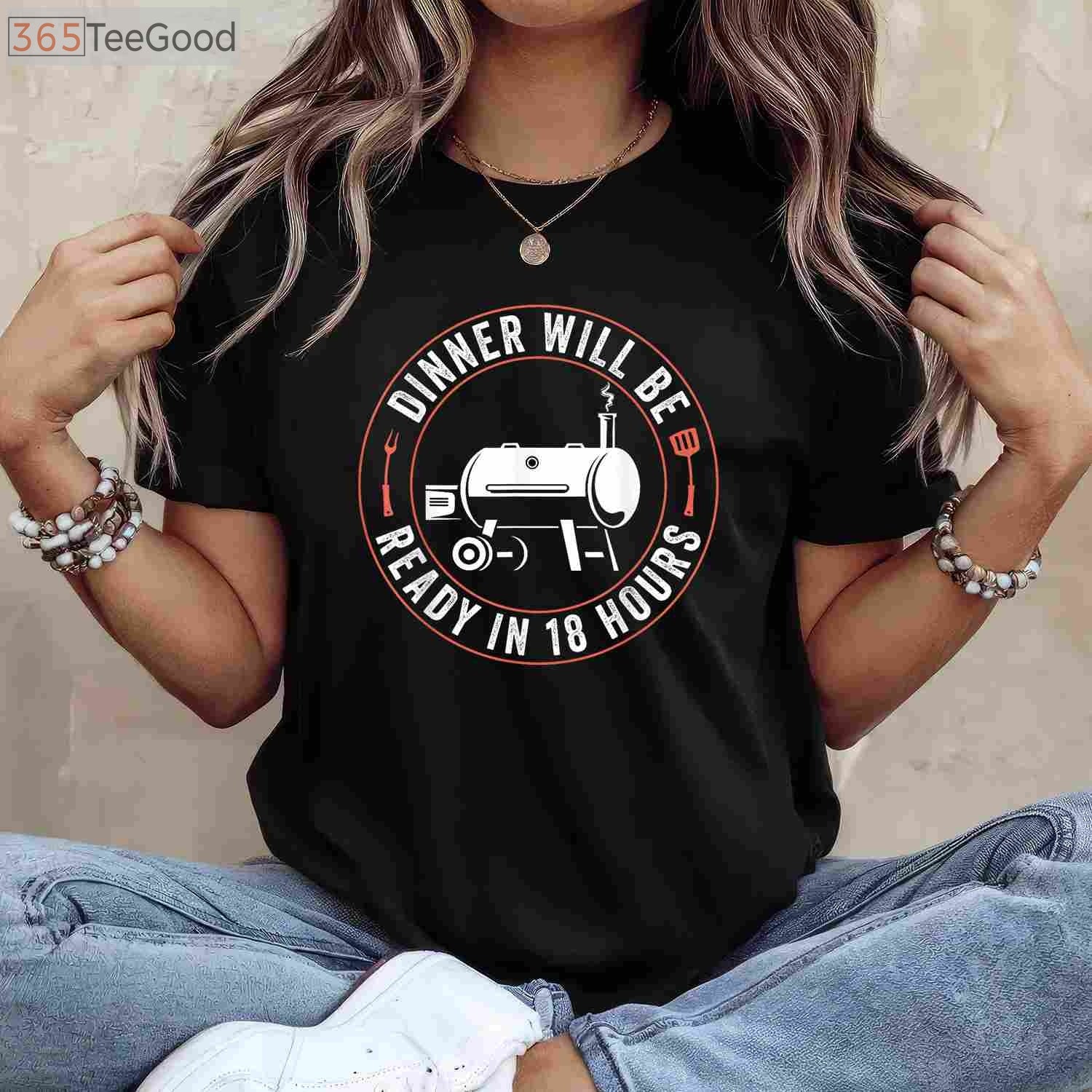 BBQ Dad Smoking Meat T-Shirt - Funny Barbecue Smoker Apparel for Men