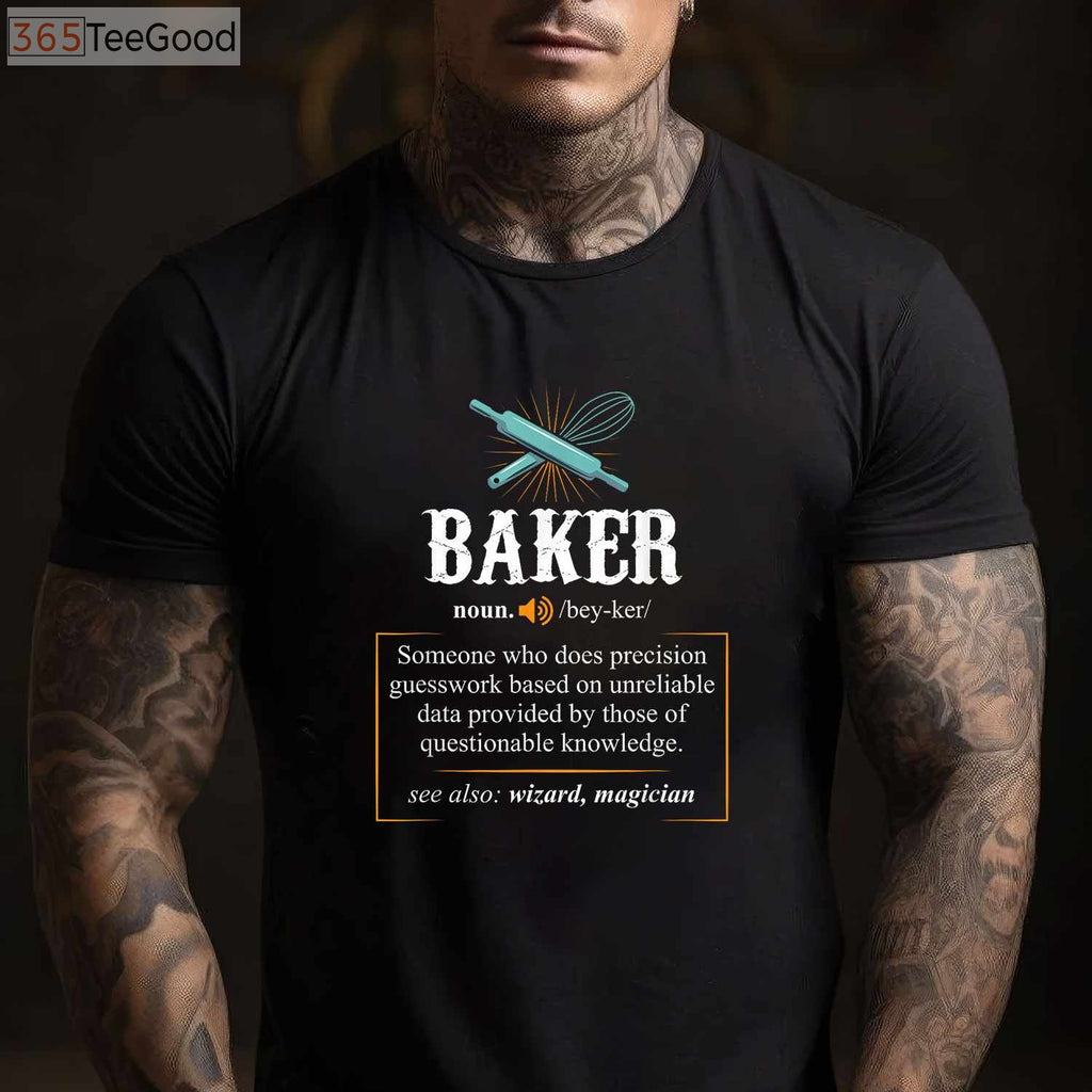 Baker Definition Funny T-Shirt - Aesthetic Baking Lover Gift for Women