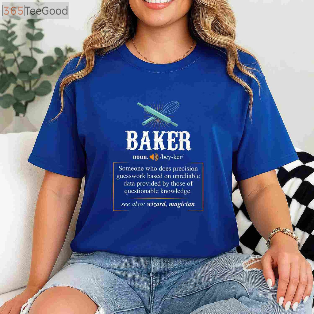 Baker Definition Funny T-Shirt - Aesthetic Baking Lover Gift for Women