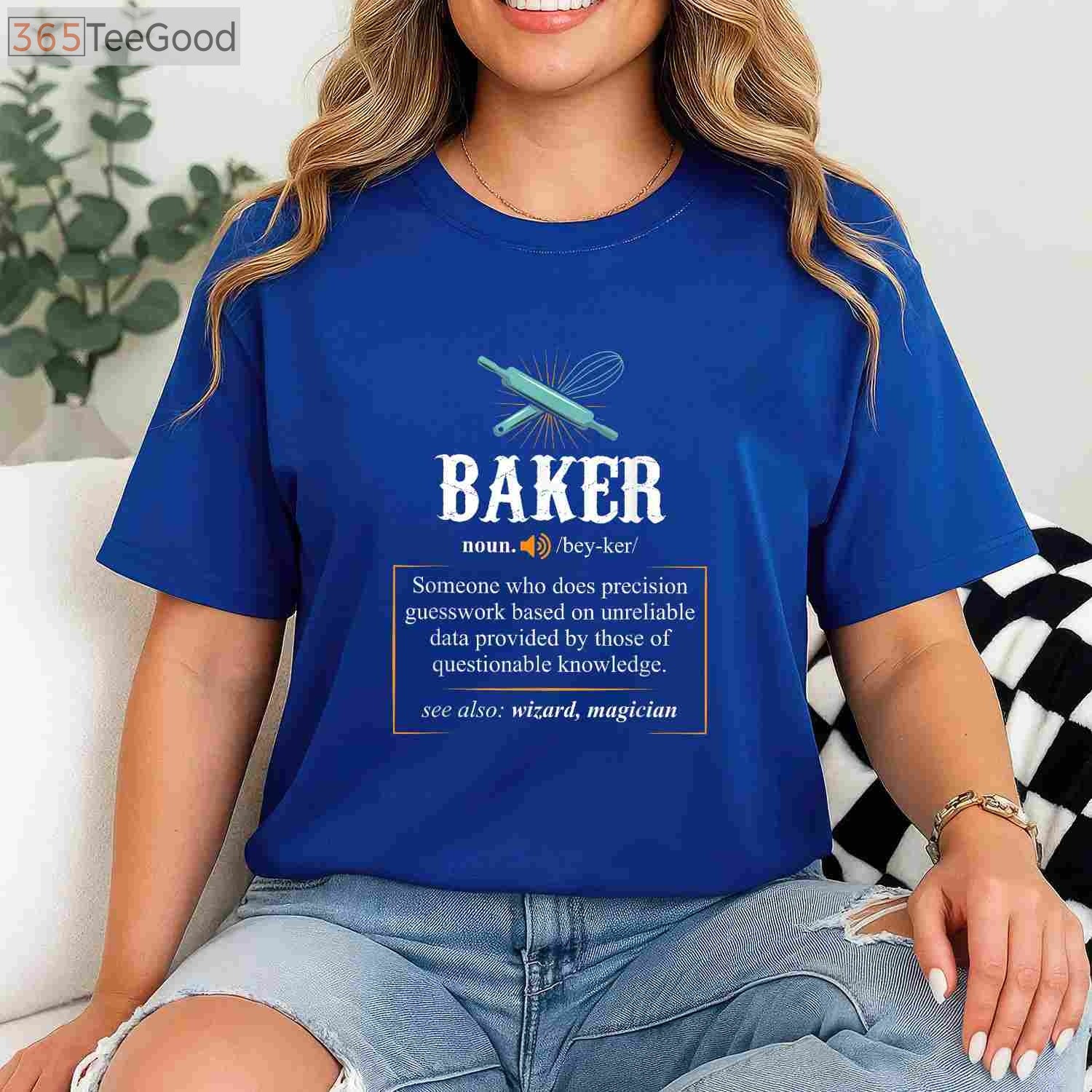 Baker Definition Funny T-Shirt - Aesthetic Baking Lover Gift for Women