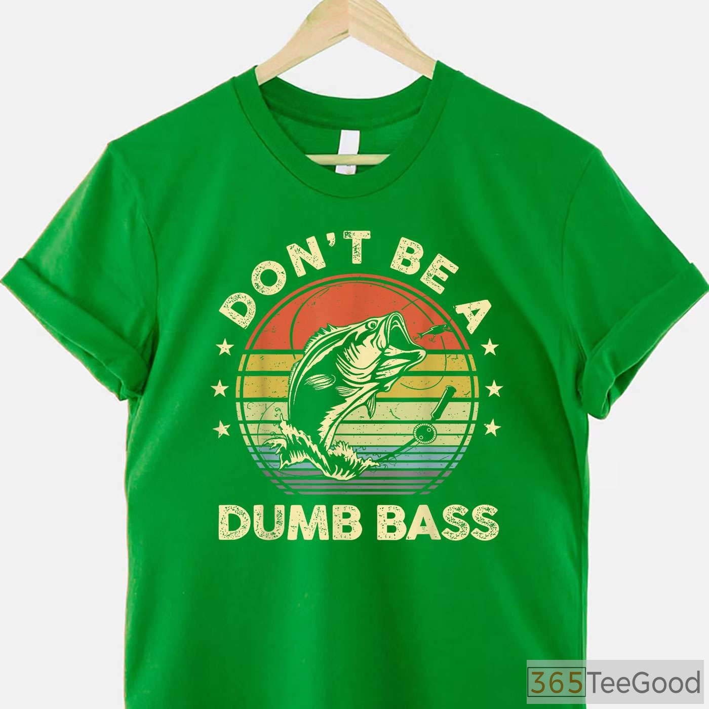 Best Bass Fishing Dad Graphic T-Shirt - Funny Father's Day Fisherman Gift