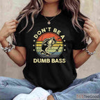 Best Bass Fishing Dad Graphic T-Shirt - Funny Father's Day Fisherman Gift