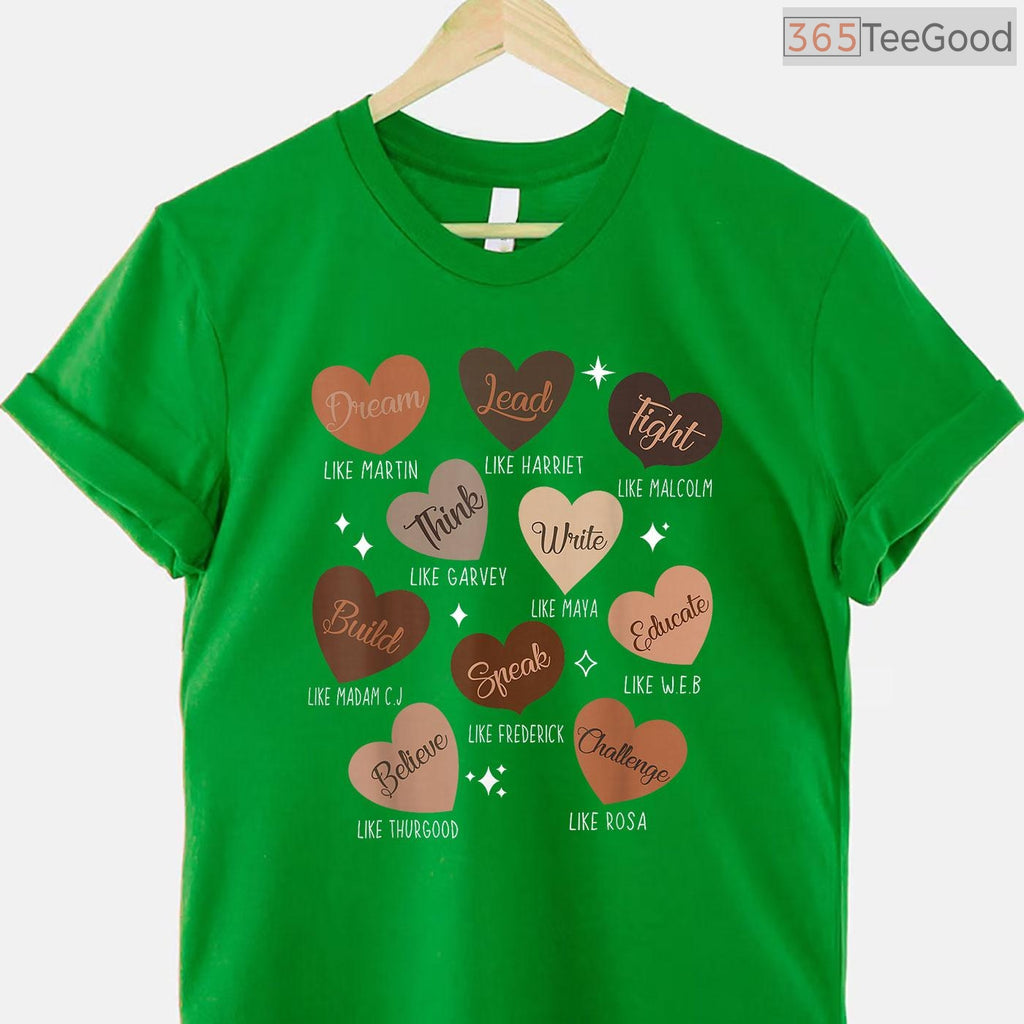 Bhgytec Celebrating Black History Unisex T-Shirt African American Culture Tee for Adults & Kids