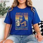 Bigfoot Papa Funny Dad T-Shirt _ Just a Dad Who Came Back with the Milk