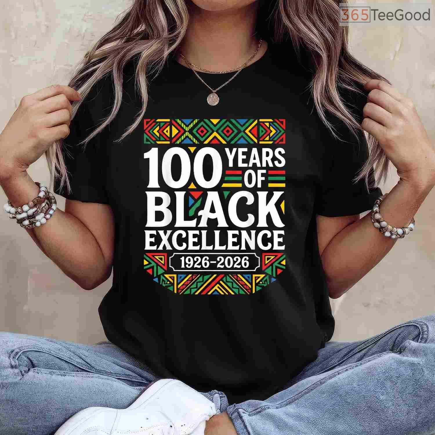 Black History Month 100 Years of Black Excellence Centennial T-Shirt Heritage Shirt