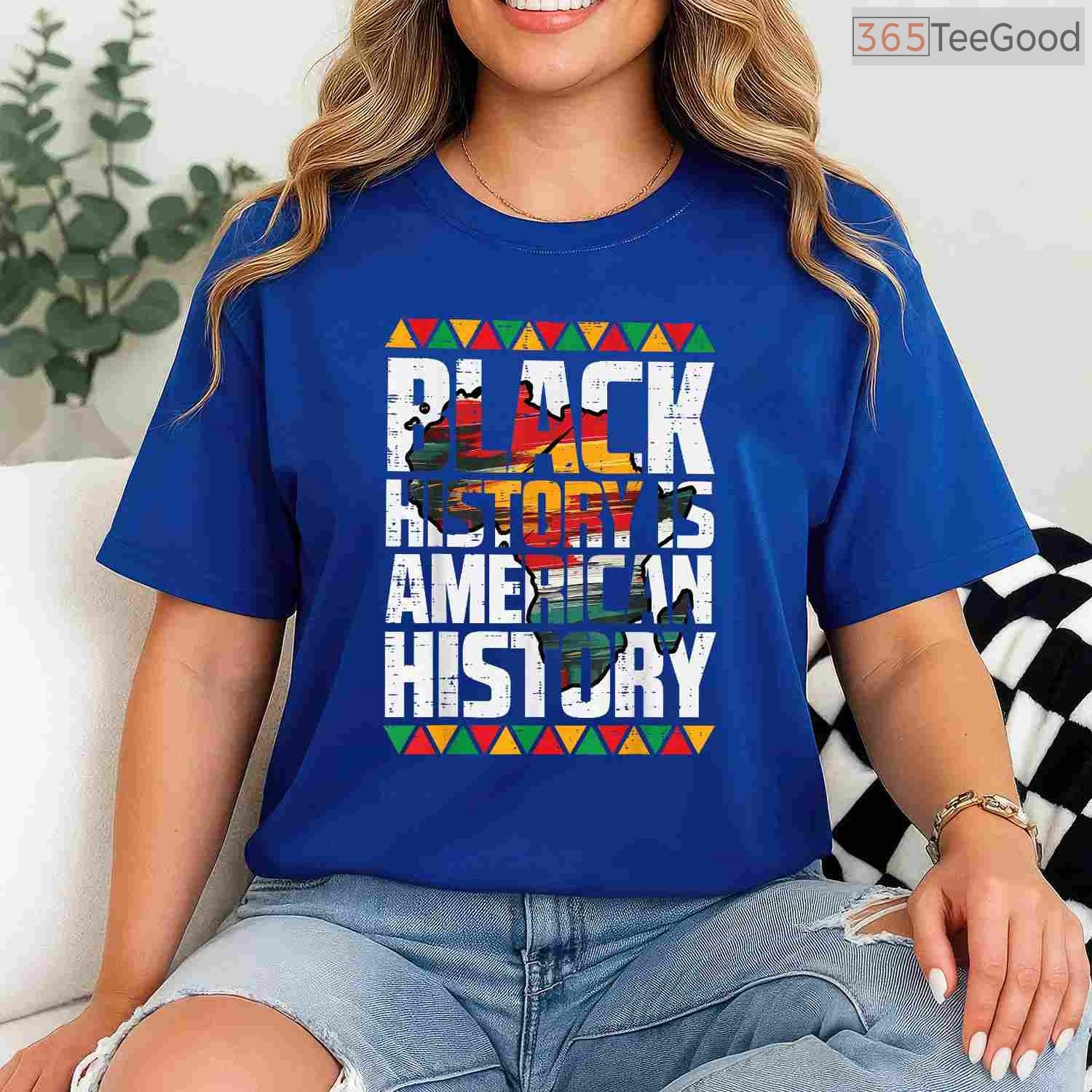 Black History is American History T-Shirt Educational African American Heritage Shirt for Kids