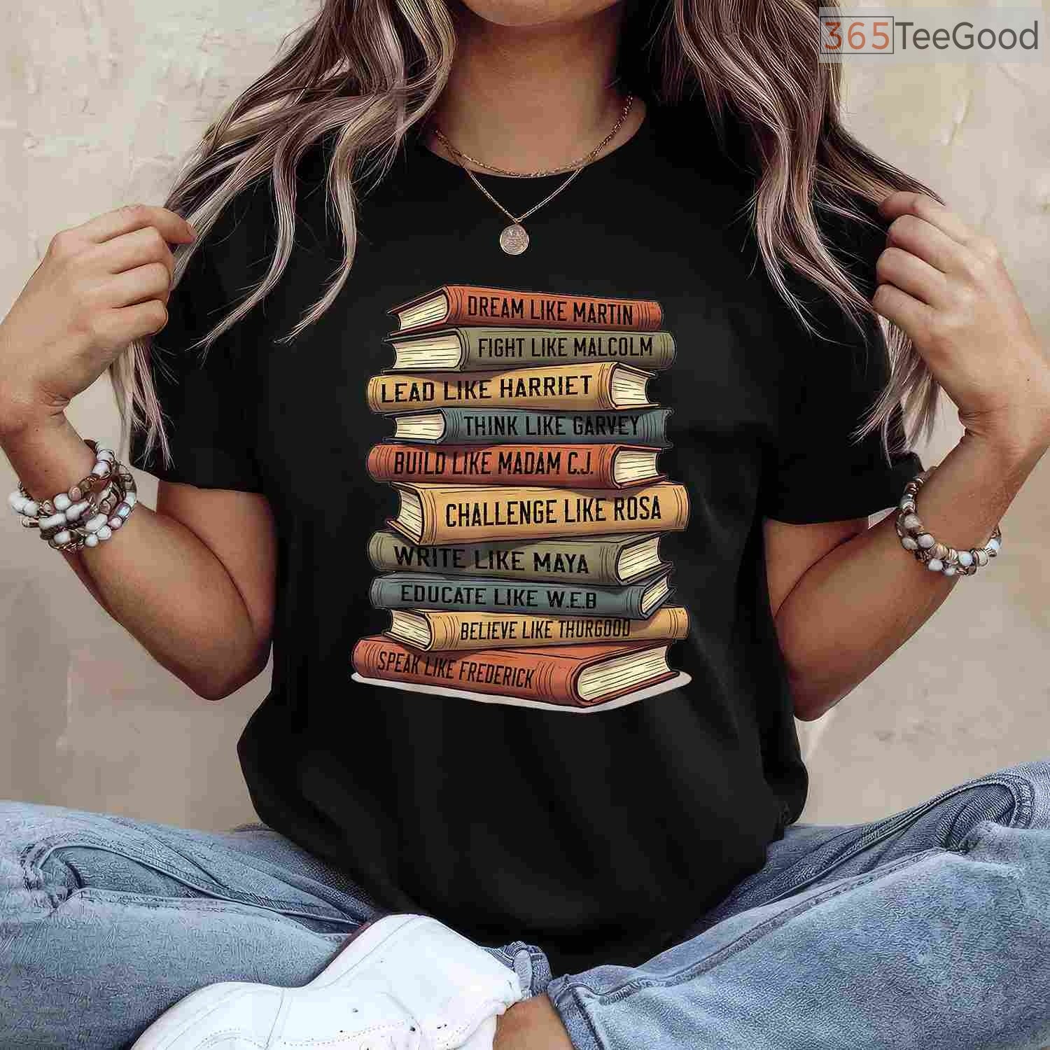 Black History Month Leaders T-Shirt for African American Teachers & Educators School Pride Tee