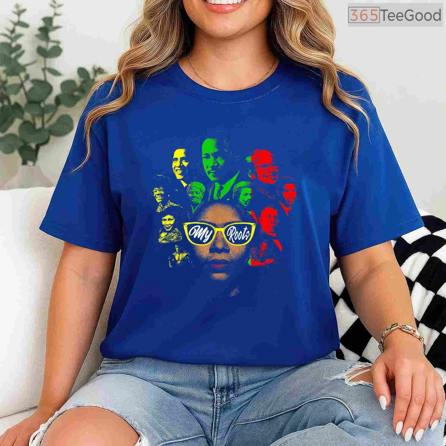 Black History Leaders Collage T-Shirt Famous African American Icons Black History Month Shirt