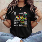 Black History Month African American Women Men T-Shirt Cultural Roots Pride Shirt