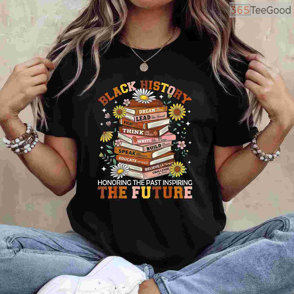 Black History Month Teachers T-Shirt Empowering African American Women Educators Graphic Tee