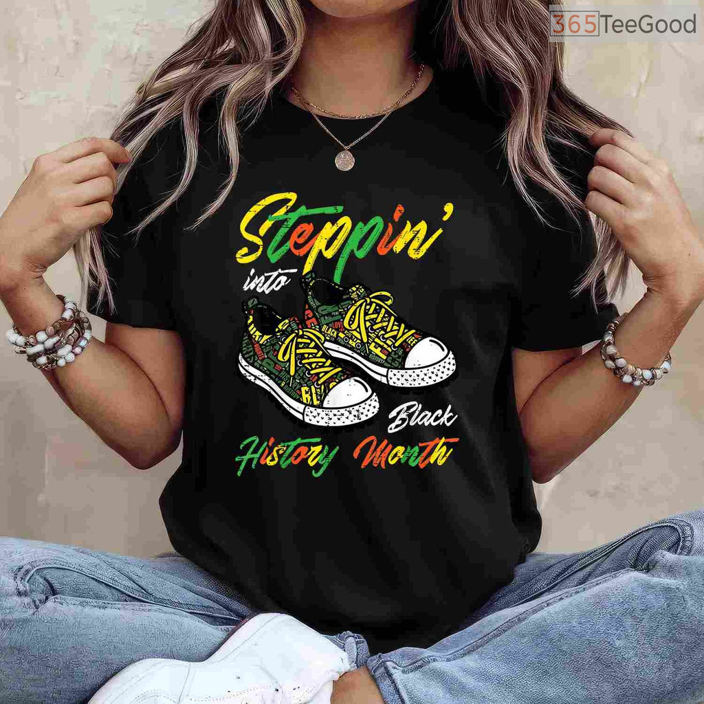 Black History Month African American Pride T-Shirt for Men Women & Kids Family Shirt